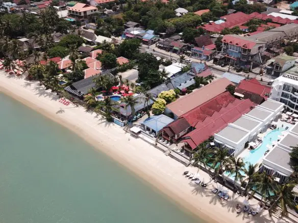 Absolute Beachfront Land Ko Samui Aerial