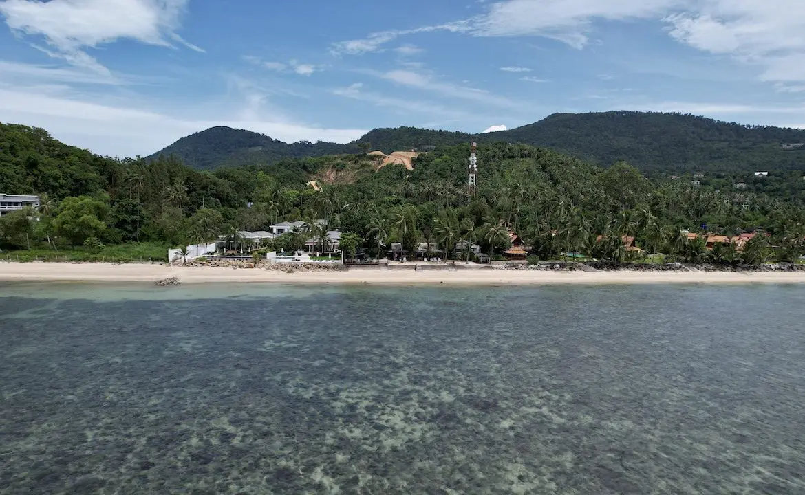 Beachfront Land For Sale In Ko Samui Aerial 2