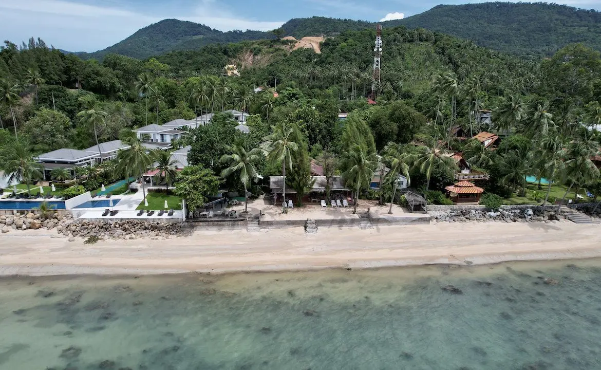 Beachfront Land For Sale In Ko Samui Aerial