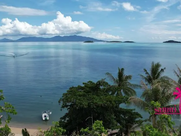 Beachfront Land For Sale In Ko Samui View To Phangan