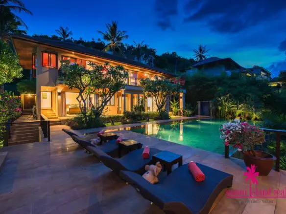 Bophut 4 Bedroom Sea View Villa For Sale