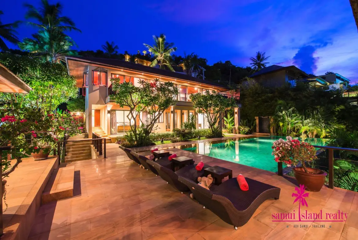 Villa At Night