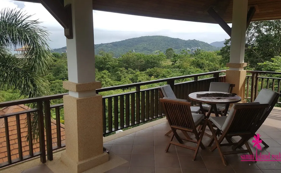 Bophut Hills Villa Ko Samui Bedroom Balcony