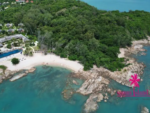 Chanote Beachfront Land For Sale Ko Samui Sandy Beach
