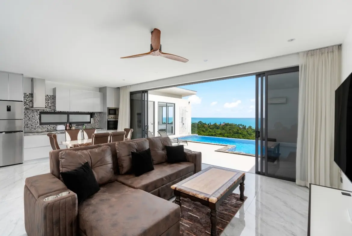 Chaweng Noi Sea View Villas Ko Samui Lounge