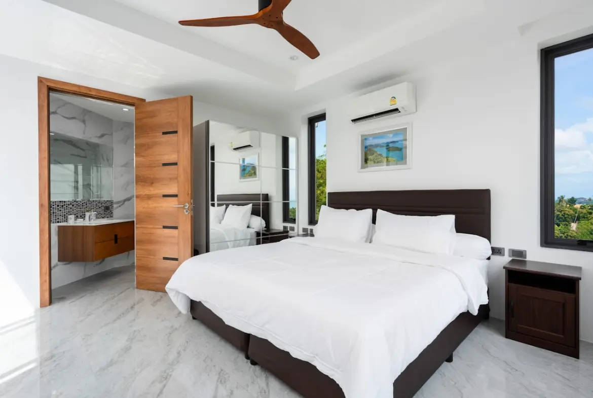 Chaweng Noi Sea View Villas Ko Samui Bedroom