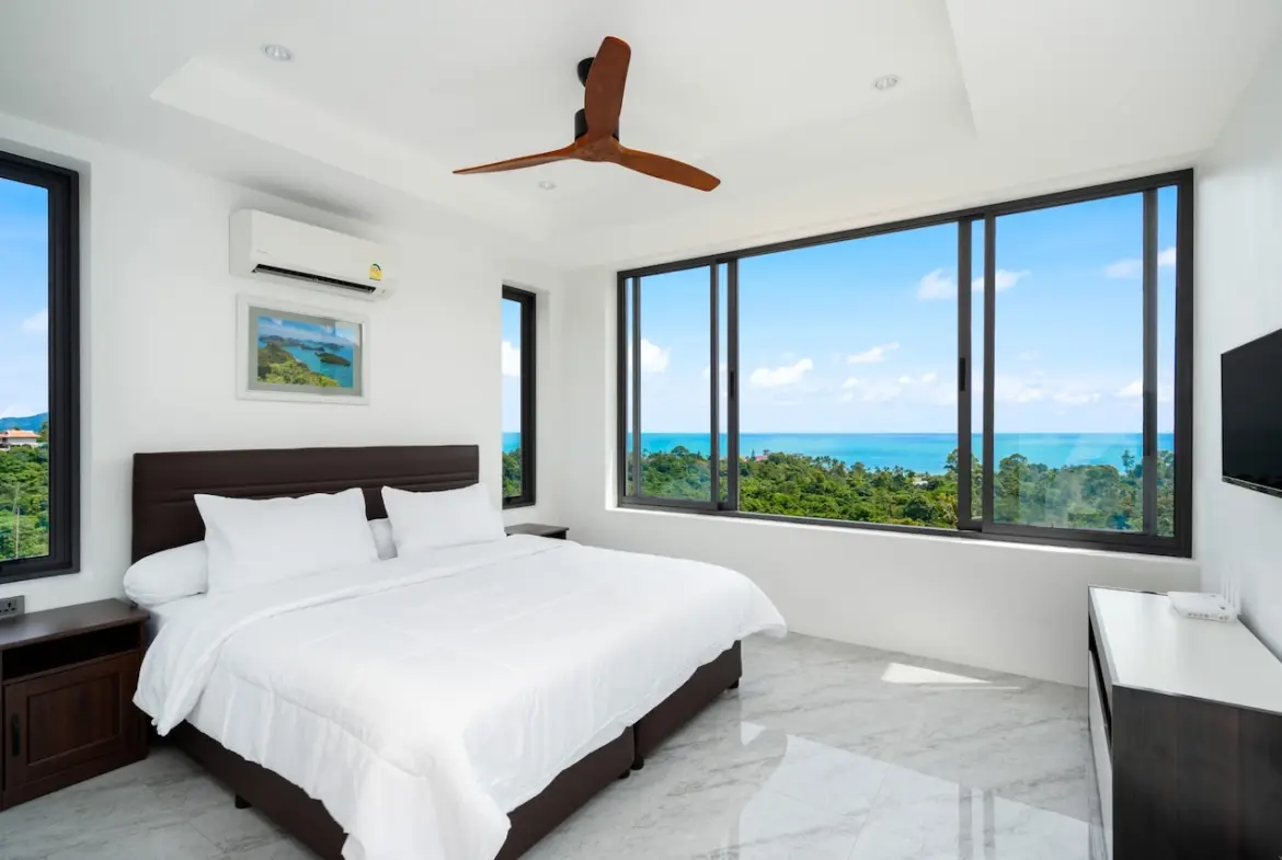 Chaweng Noi Sea View Villas Ko Samui Bedroom