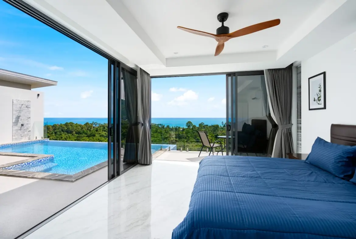 Chaweng Noi Sea View Villas Ko Samui Bedroom