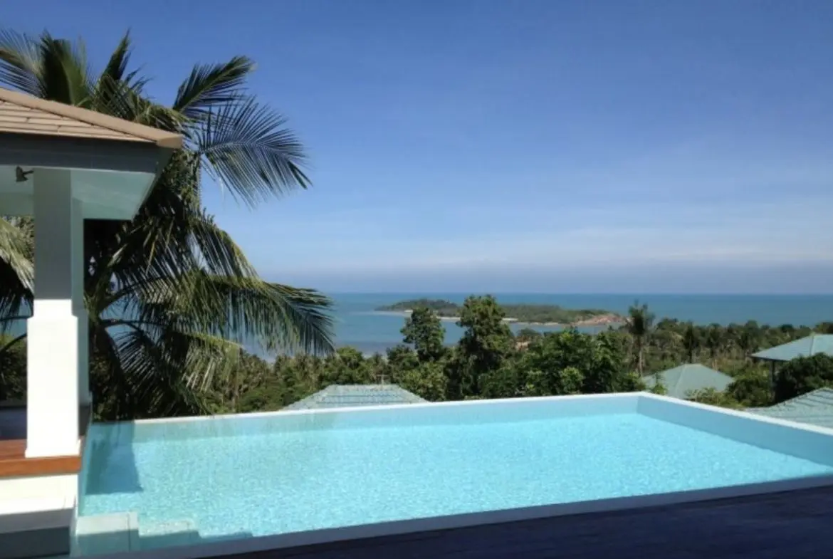Contemporary Luxury Sea View Villa Ko Samui Pool