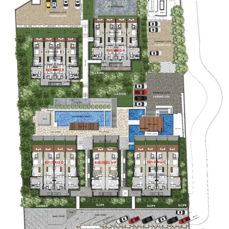 Greenheights 138 Condominium Ko Samui Master Plan