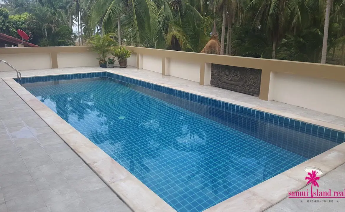 Koh Samui Beachside Villa For Sale Swimming Pool