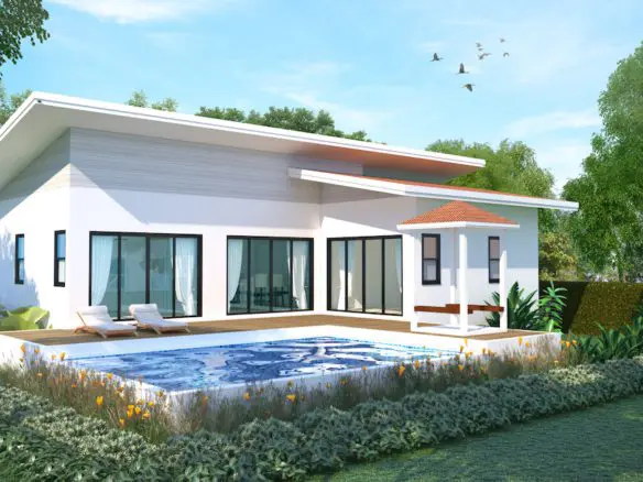Lamai 2 Bedroom Pool Villa Exterior