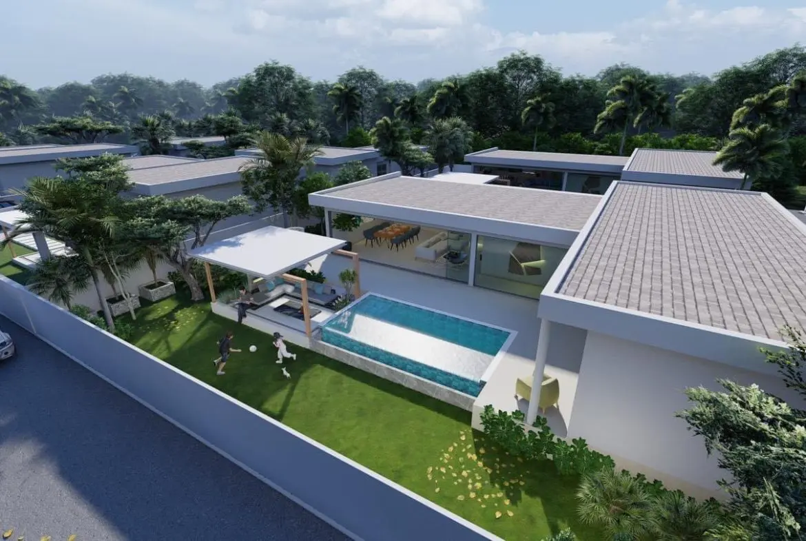 Lux Lamai Aerial Exterior Rendering