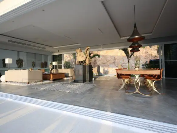 Luxury Villa At Unique Ko Samui Living Area