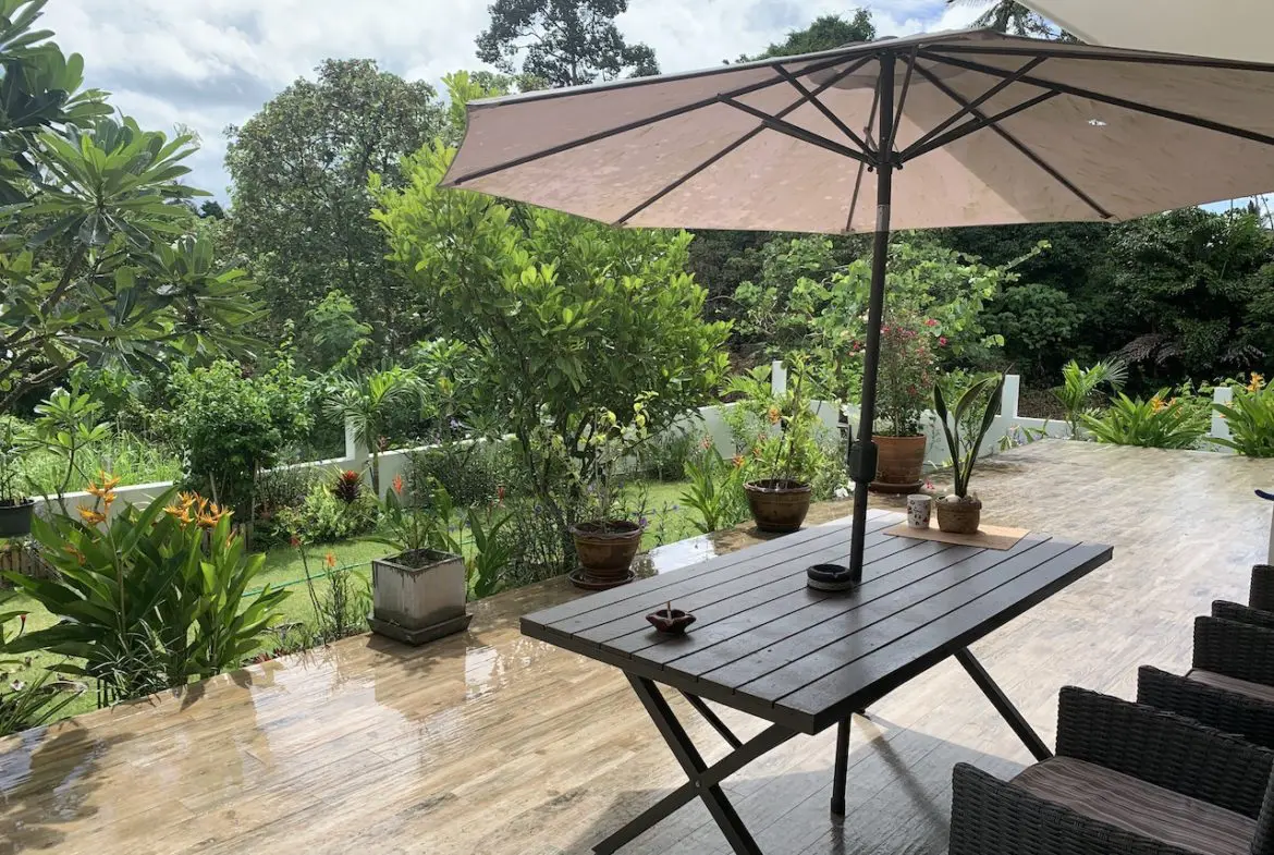 Maenam Garden Villa Terrace