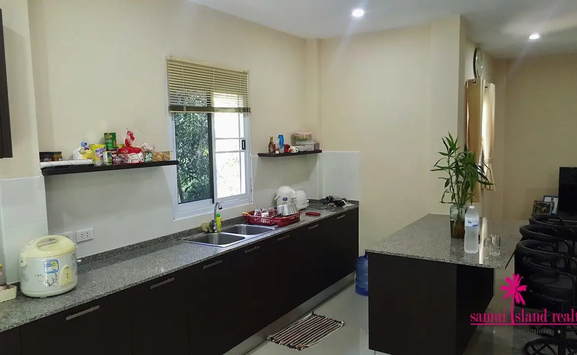Modern Thai Style Villa Koh Samui Western Style Kitchen