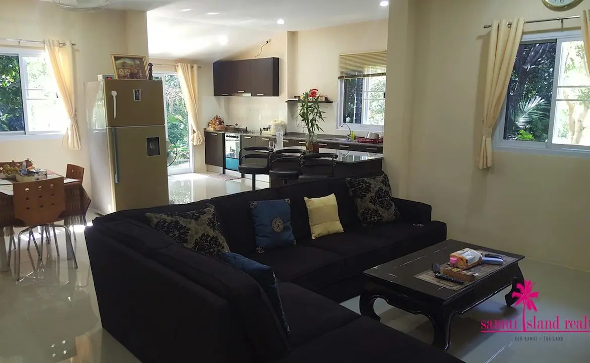 Modern Thai Style Villa Koh Samui Living