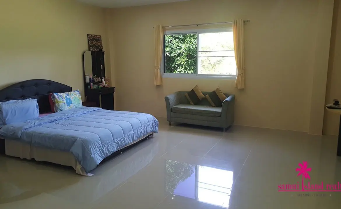 Modern Thai Style Villa Koh Samui Master Bedroom