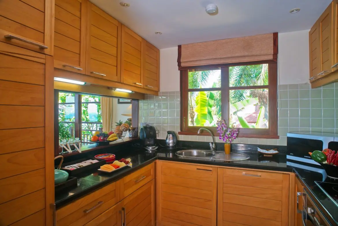 Napasai Beachfront Villa For Sale Western Kitchen