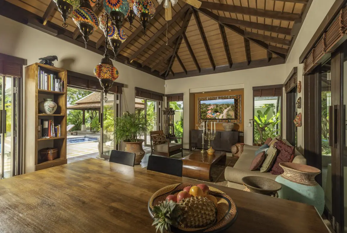 Plumeria Pool Villa For Sale Koh Samui Dining Table