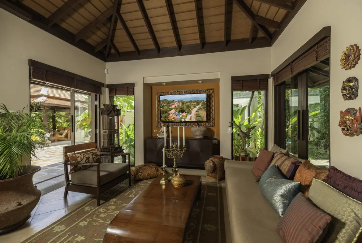 Plumeria Pool Villa For Sale Koh Samui Lounge