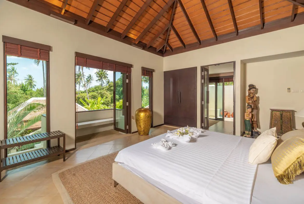 Plumeria Pool Villa For Sale Koh Samui Master Bedroom