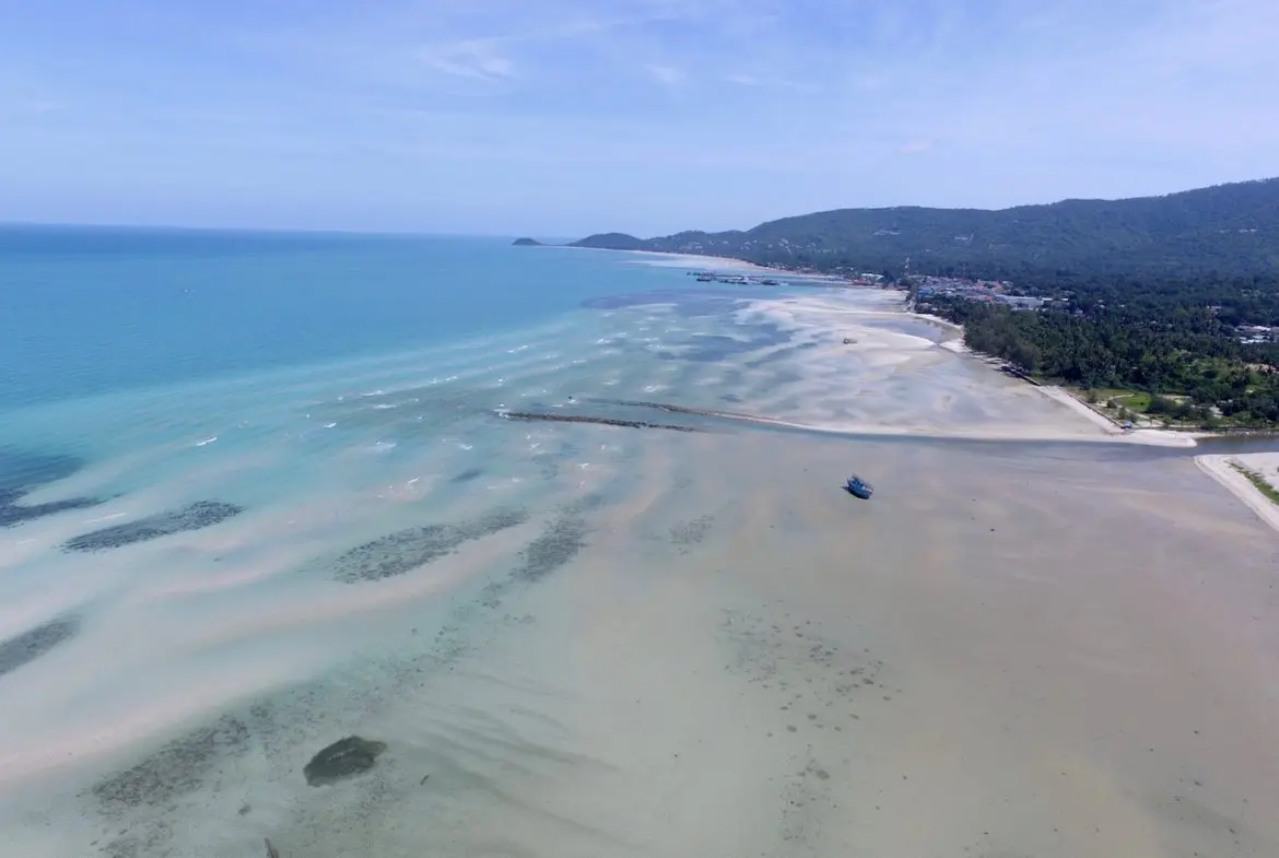 Samui Beachfront Land For Sale View To Nathon