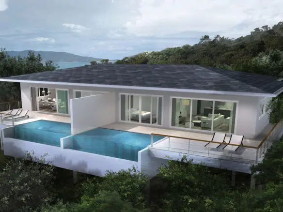 Samui Sea View Duplex Villas For Sale