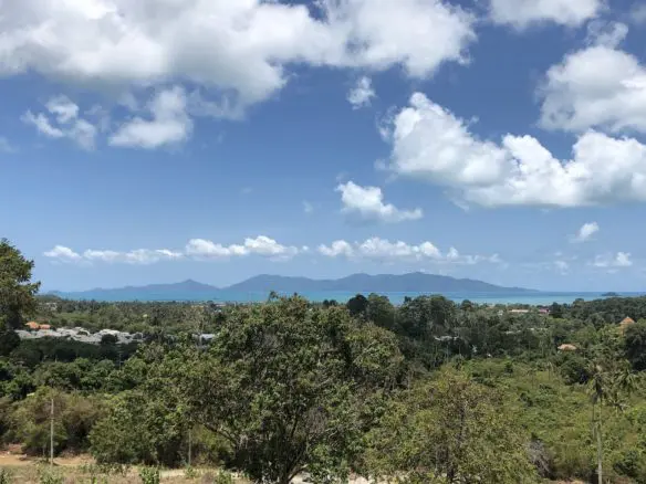 Samui Sea View Land Plot Bophut View To Phangan