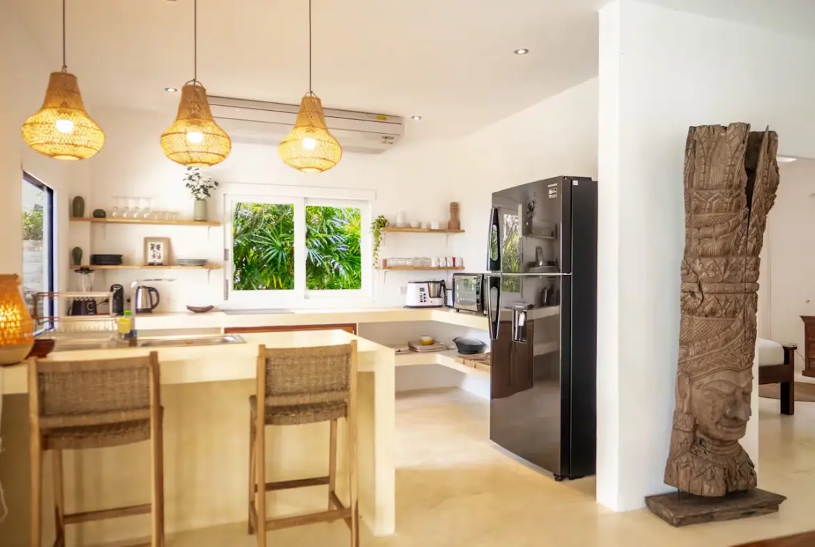 Sea View Pool Villa For Sale Chaweng Noi Kitchen