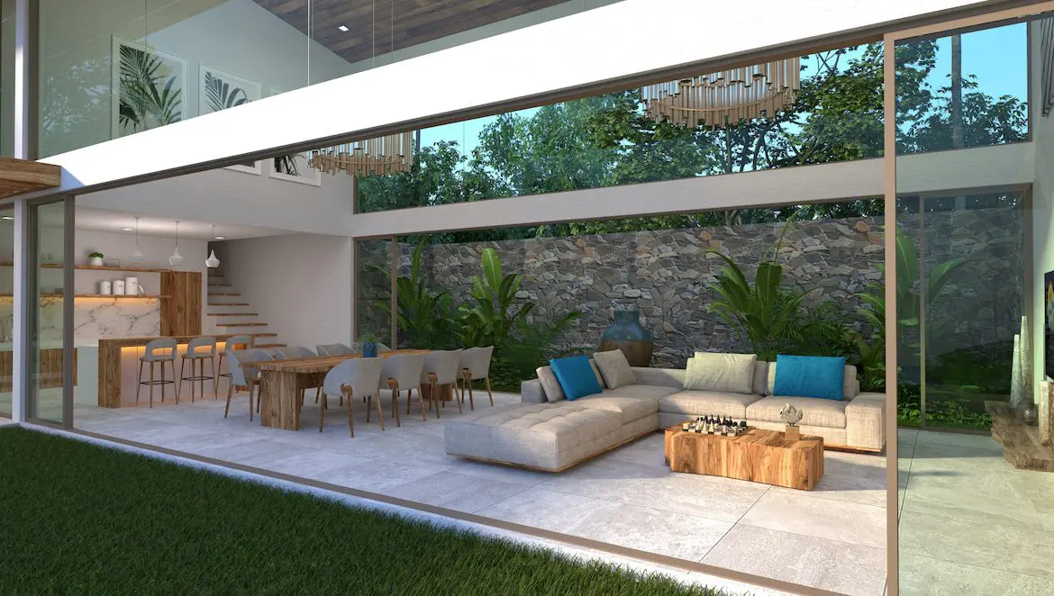 Sensational Sea View Villa Chaweng Noi Living Area