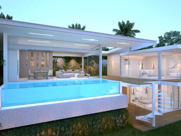 Stunning Sea View Villa Exterior