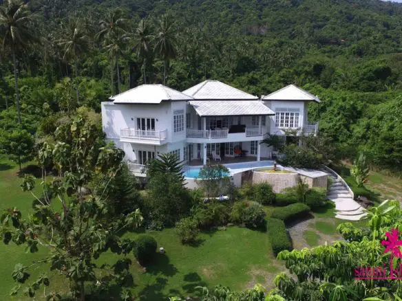 Tropical Island Retreat Ko Samui Aerial Image