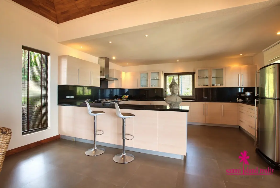 Villa Baan Faa Sai For Sale Koh Samui Breakfast Bar