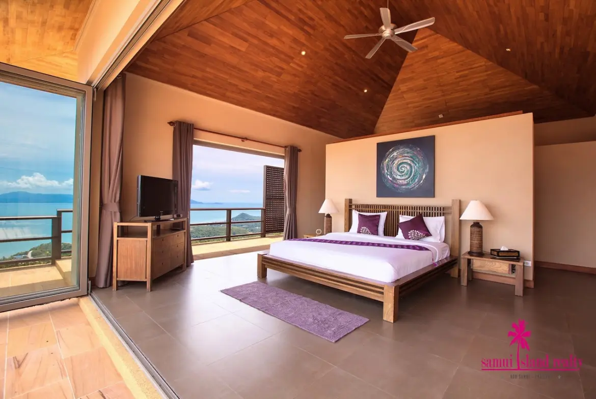 Villa Baan Faa Sai For Sale Koh Samui Master Bedroom