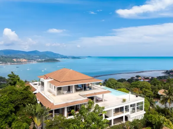 Villa Hill Top For Sale Ko Samui Aerial