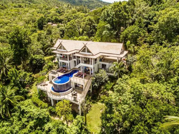 Villa Maphraaw For Sale Ko Samui Aerial Image