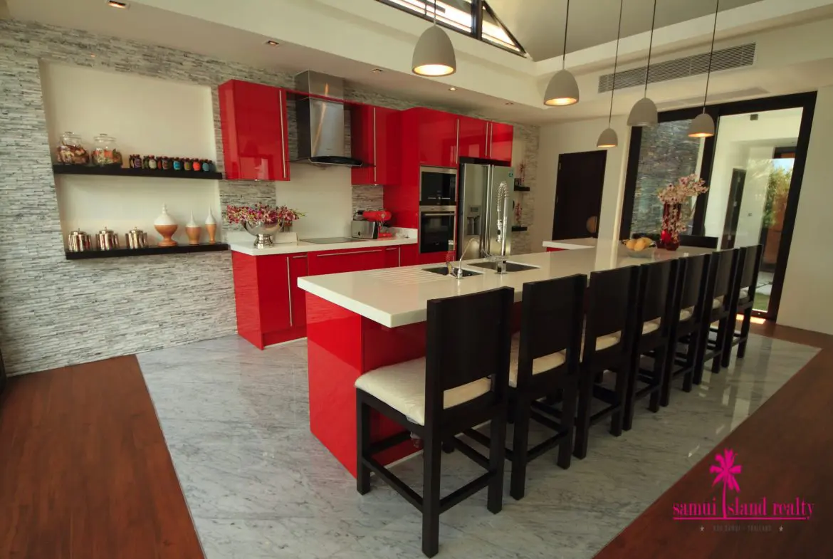 Baan Paradise Beach Villa For Sale Koh Samui Kitchen