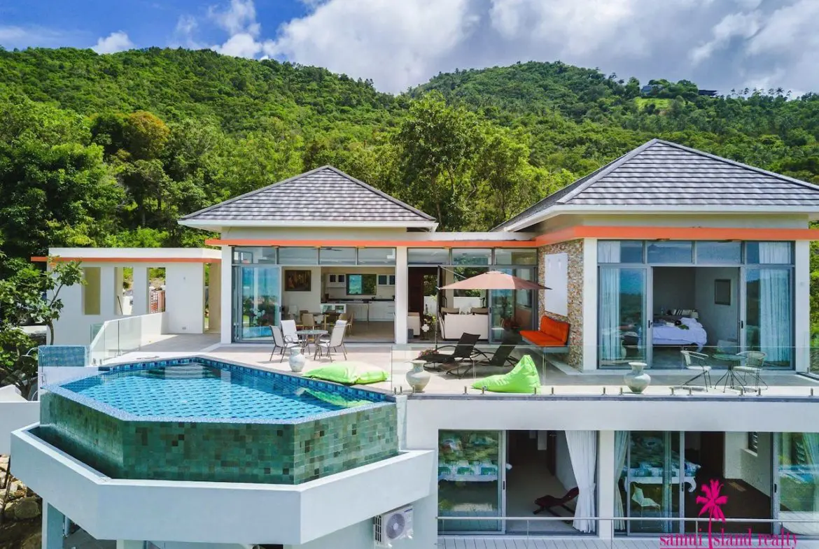 Bophut 5 Bedroom Sea View Villa For Sale Exterior