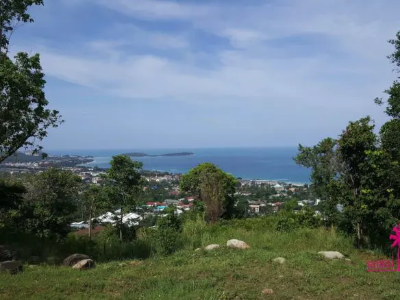 Chaweng Panoramic Sea View Land For Sale