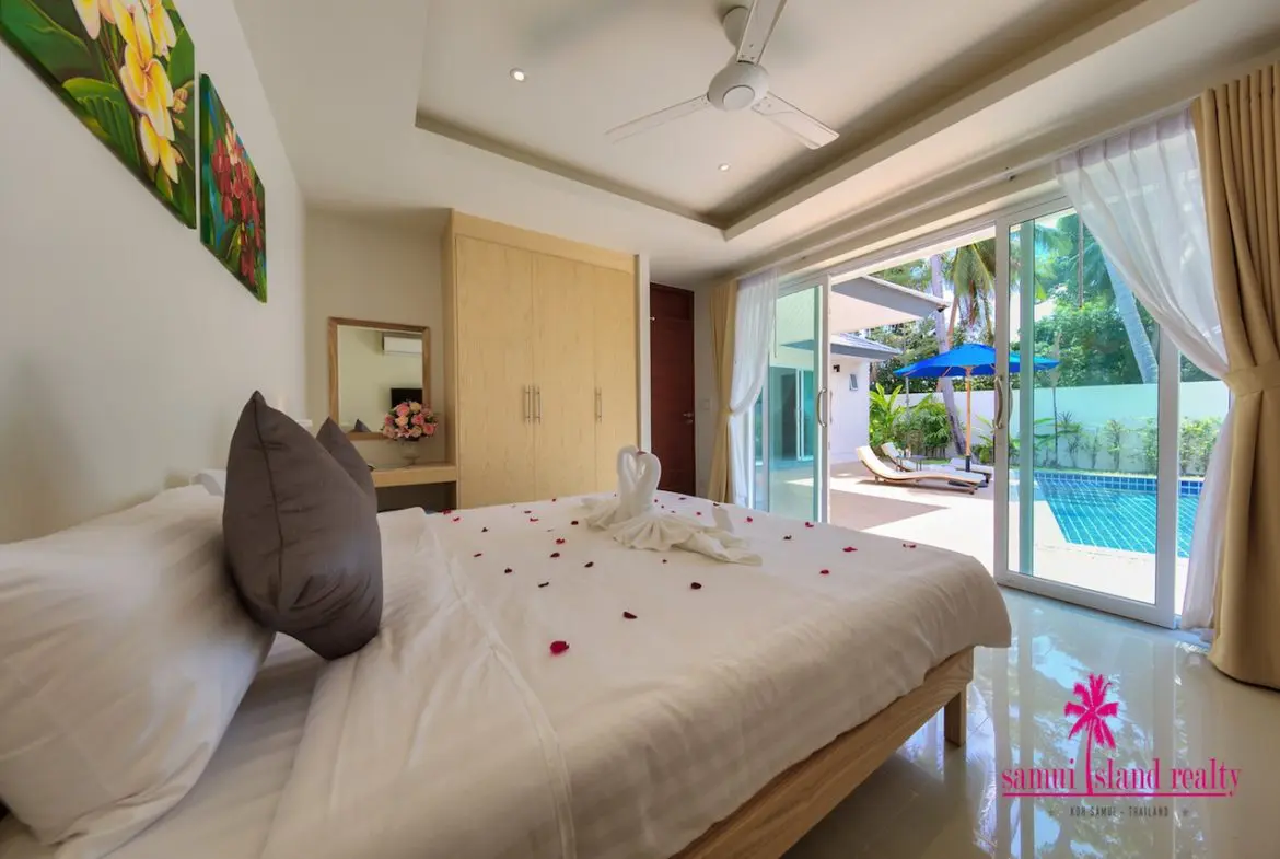 Lipa Noi Beachside Villa For Sale Koh Samui Bedroom