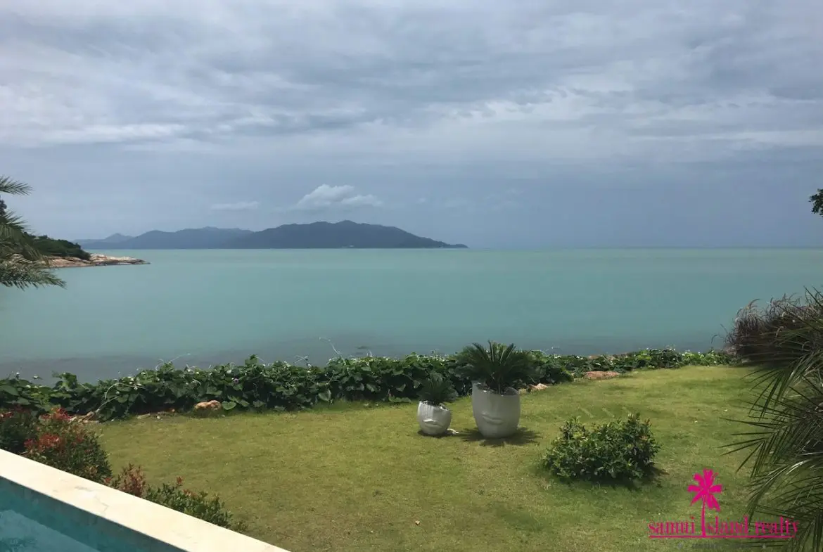 Luxury Oceanfront Villas For Sale Koh Samui Garden