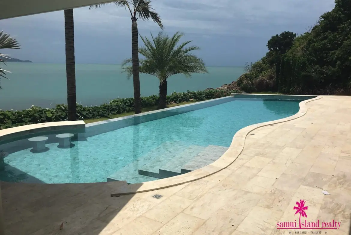Luxury Oceanfront Villas For Sale Koh Samui Infinity Pool
