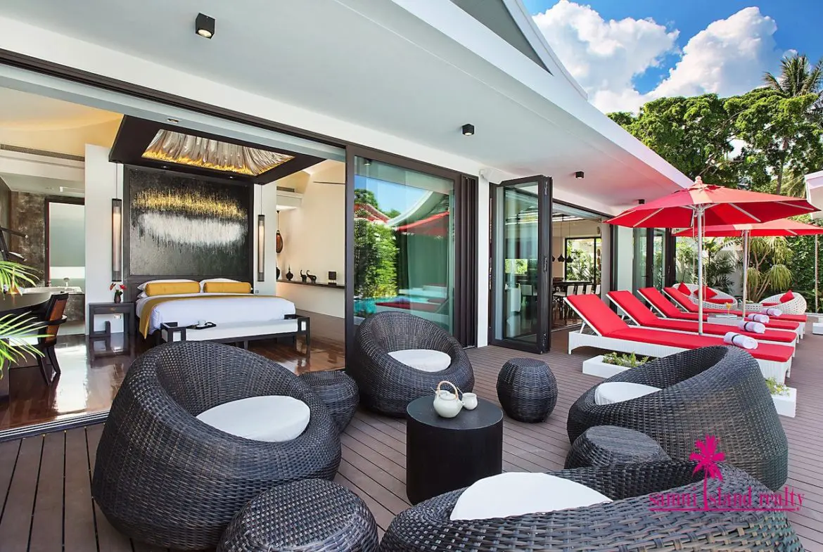 Villa Julia Beachside Property Ko Samui Outdoor Seating