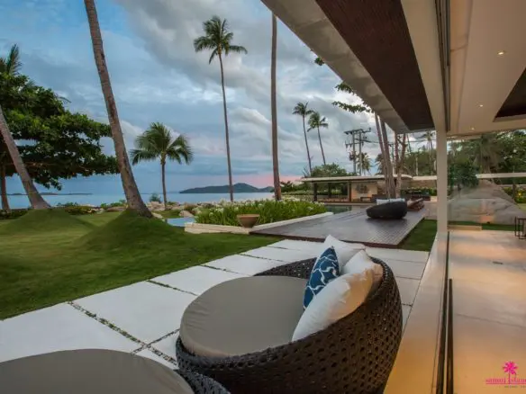Villa Malabar For Rent Koh Samui Outdoor Living Area