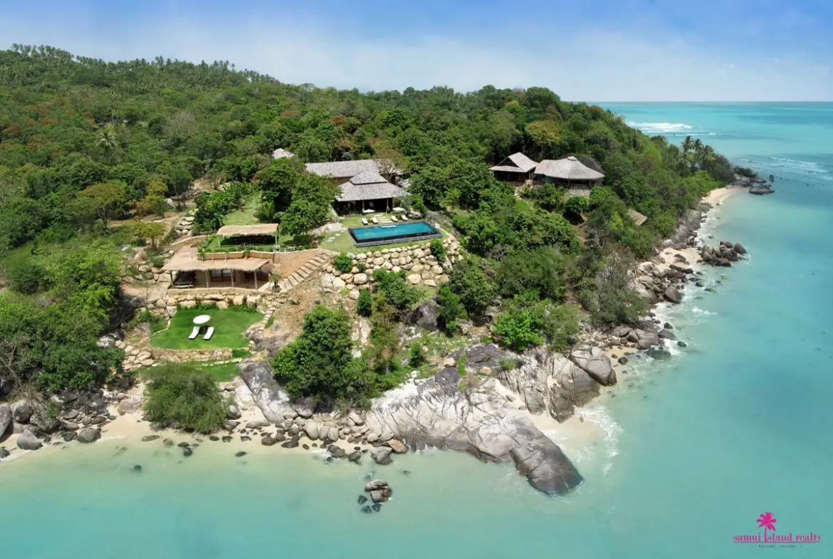 Villa Samudra For Rent Koh Samui Aerial Image