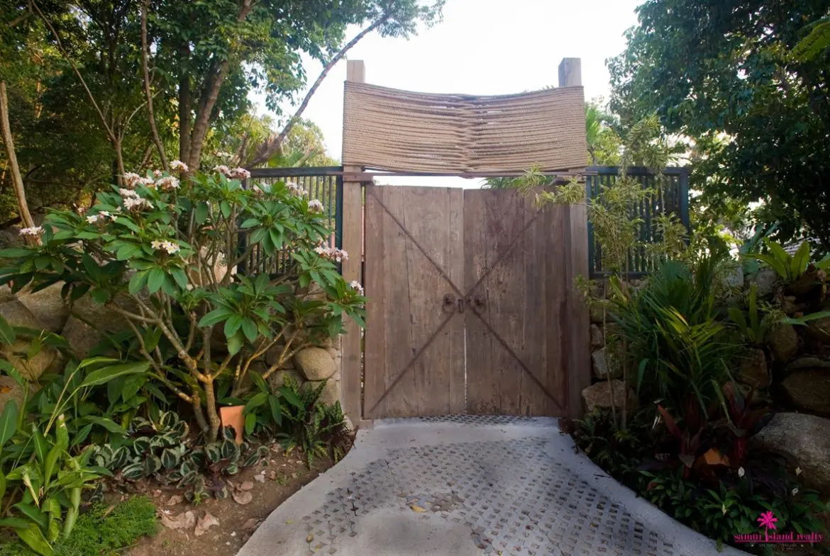 Villa Samudra For Rent Koh Samui Entrance