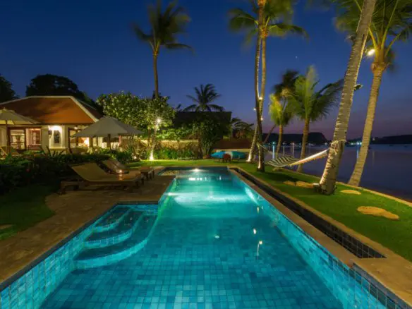 Ban Haad Sai Koh Samui Pool Night