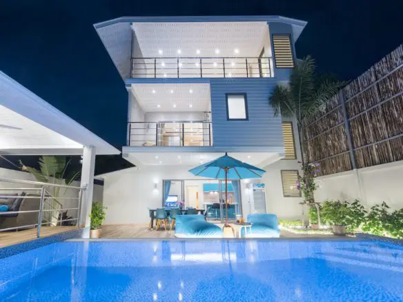Villa Colibri Ko Samui At Night