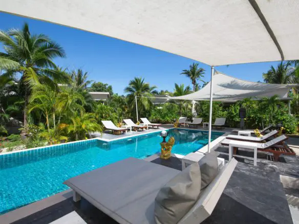 Resort For Sale Koh Samui Poolside Loungers